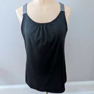 Champion Black Crisscross Tank Top